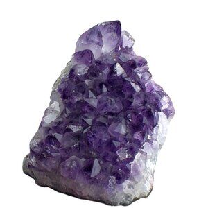 Raw Brazilian Amethyst Point Cluster In Matrix 6"